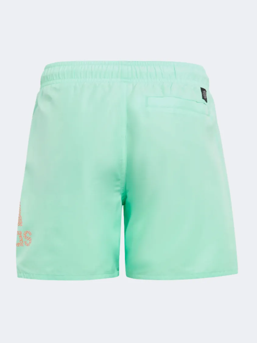 Adidas Logo Clx Boys Swim Swim Short Pulse Mint