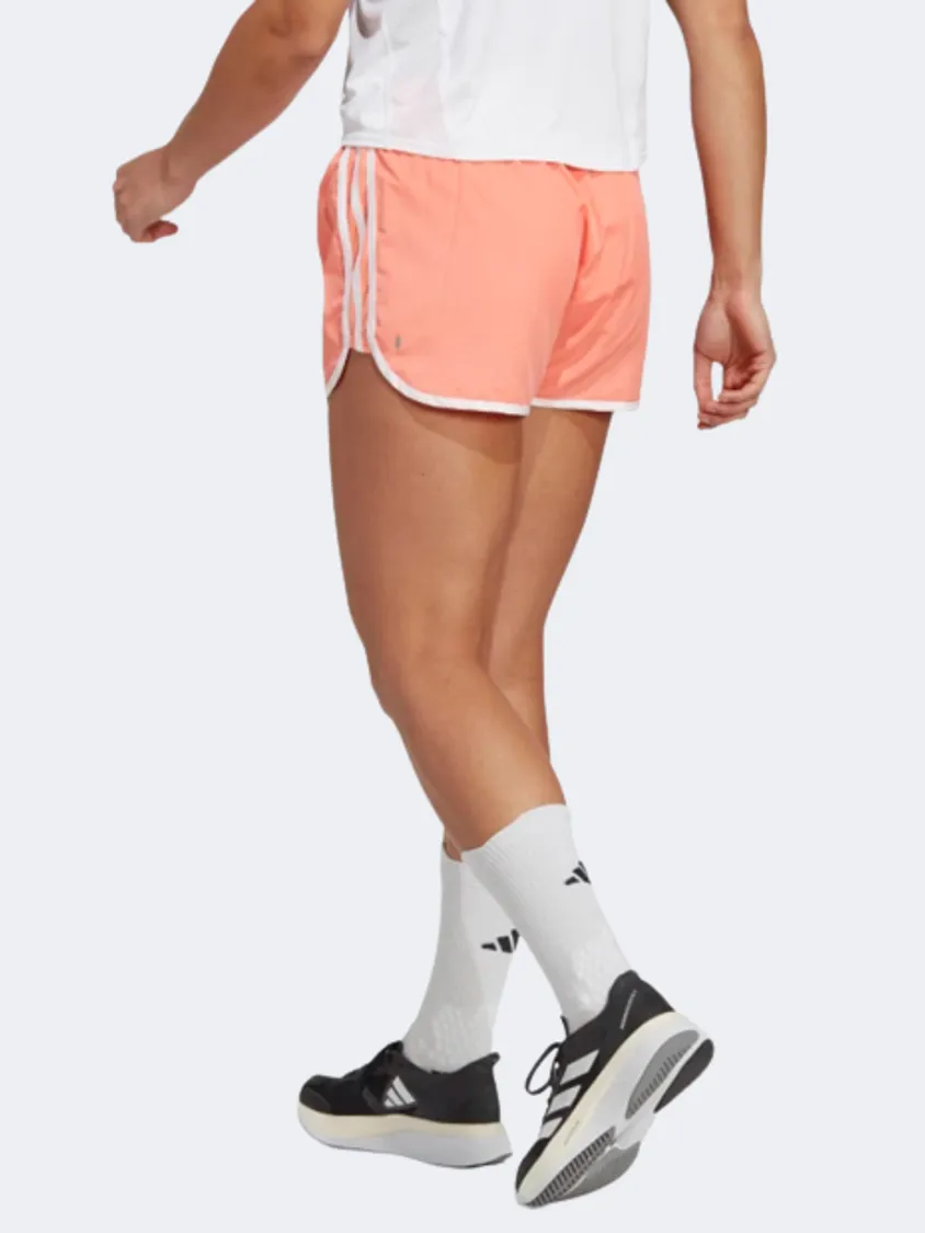 Adidas Marathon 20 Women Running Short Coral Fusion