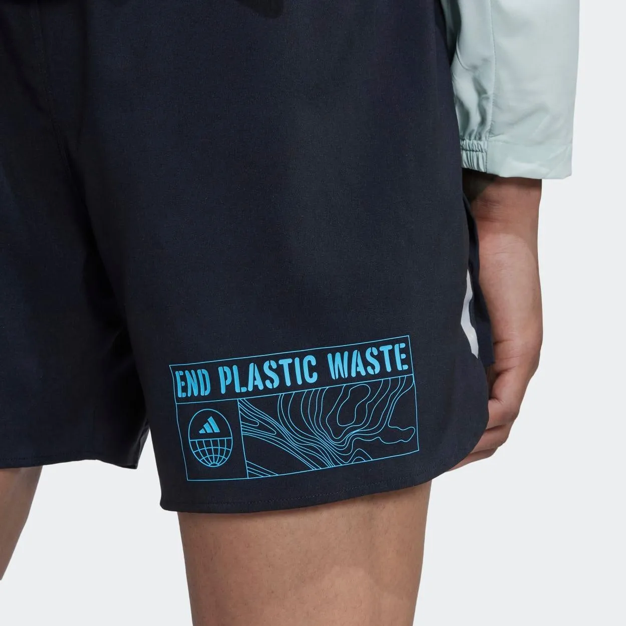 adidas Mens Designed For Running For The Oceans Shorts