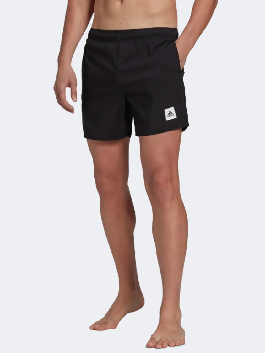 Adidas Short Length Solid Men Swim Swim Short Black