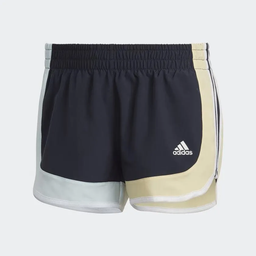 Adidas Womens Marathon 20 Colourblock Running Shorts