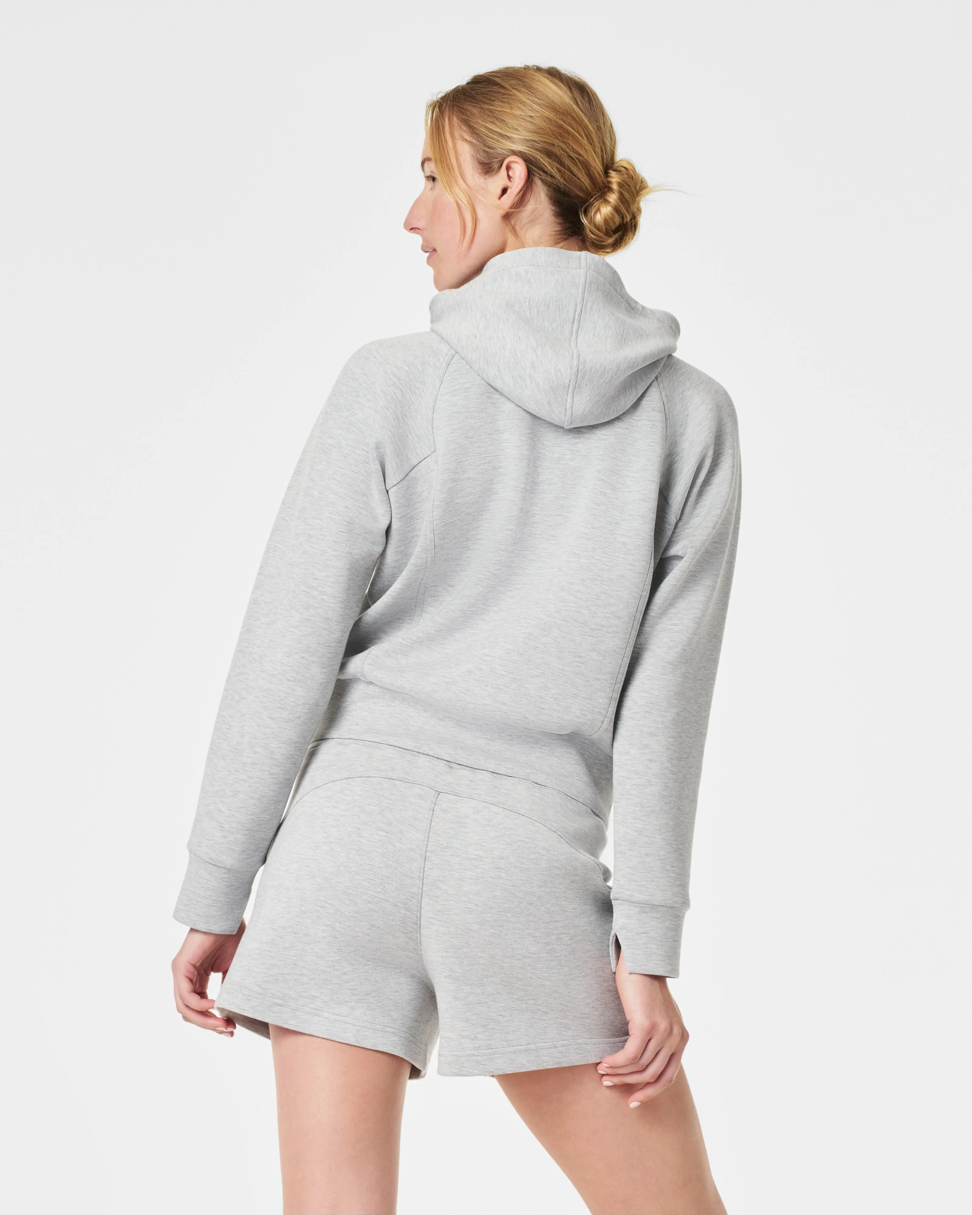 Air Essentials Full Zip Hoodie, Light Grey Heather