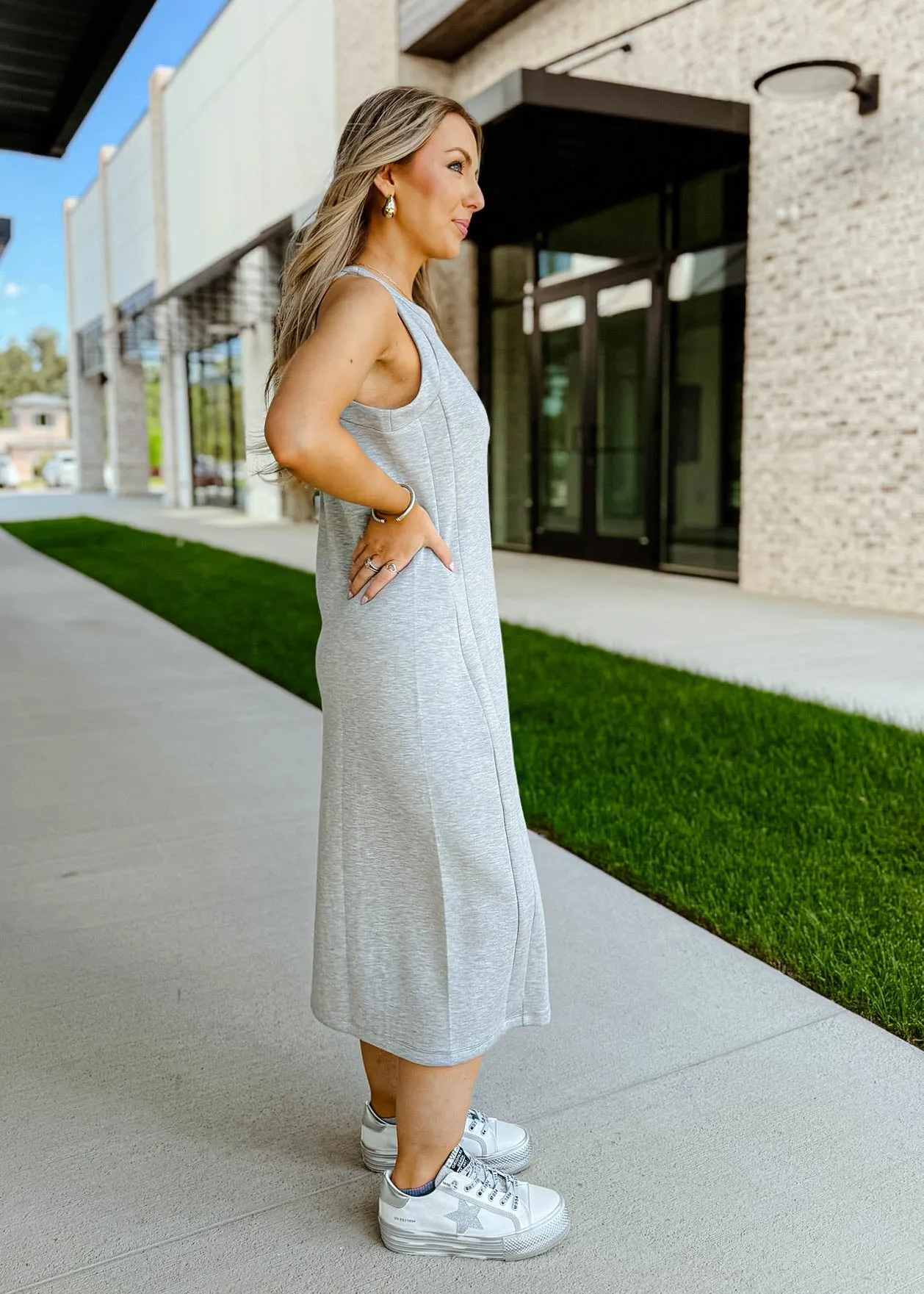 Air Essentials Tank Midi Dress