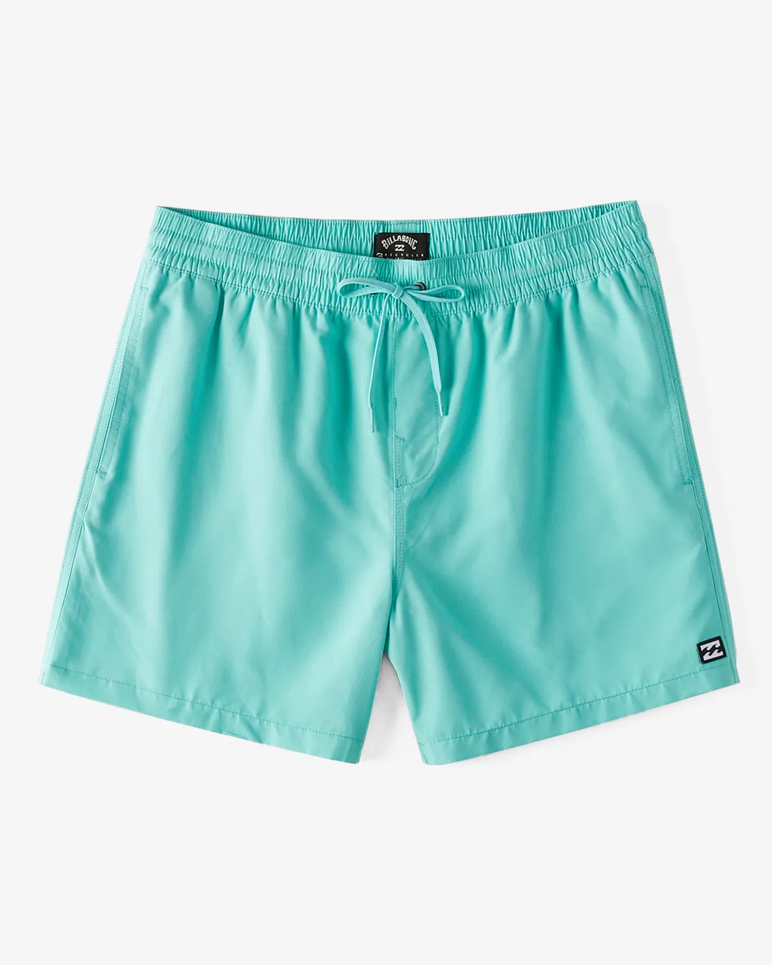 All Day Layback 16" Elastic Waist Shorts - Poolside Blue