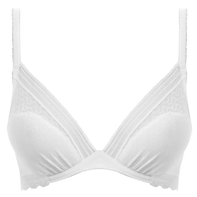 Aphrodite Plunge Bra White - Wacoal