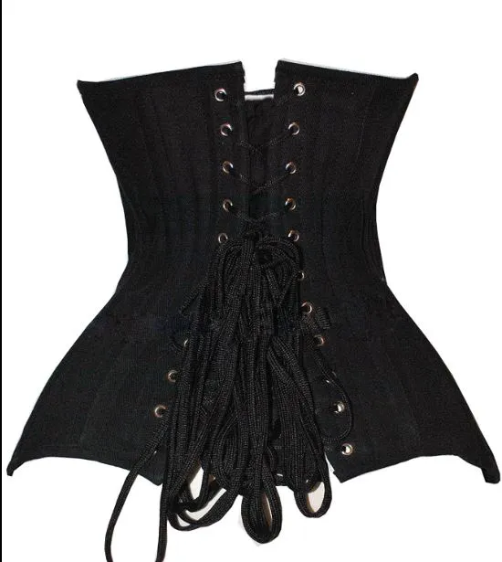 Black Longline Underbust Hourglass Corset