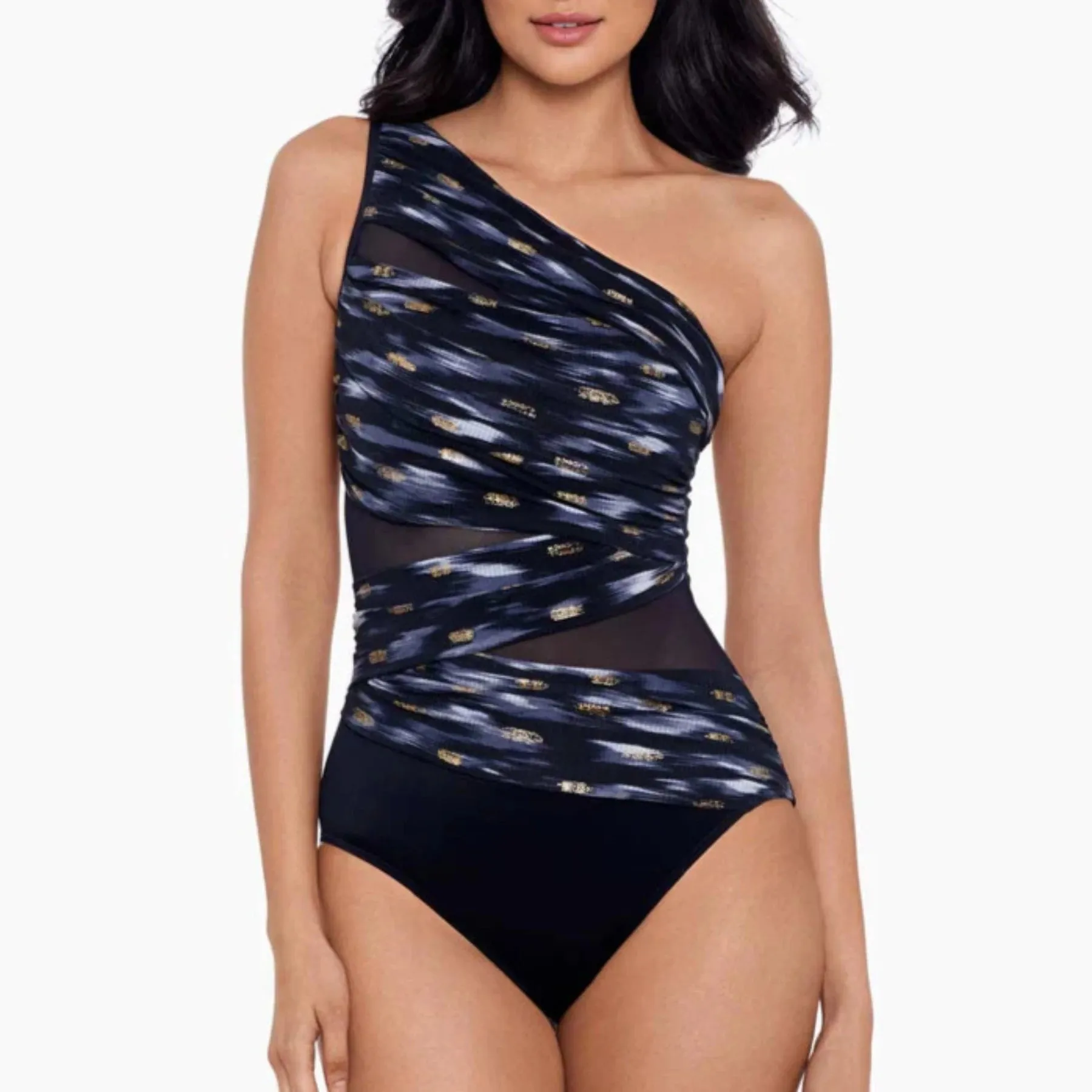 Bronze Reign Jena One Piece Swimsuit - Black/Multi