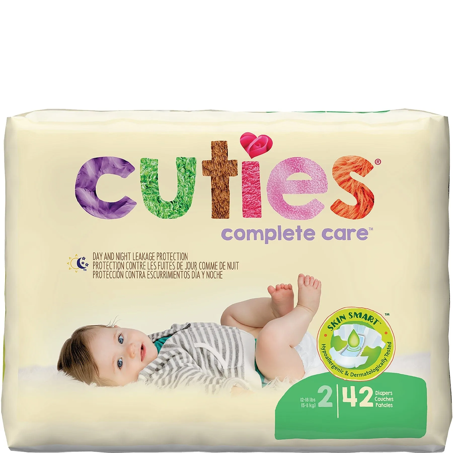 Cuties® Baby Diaper Size 2, 12 to 18 lb