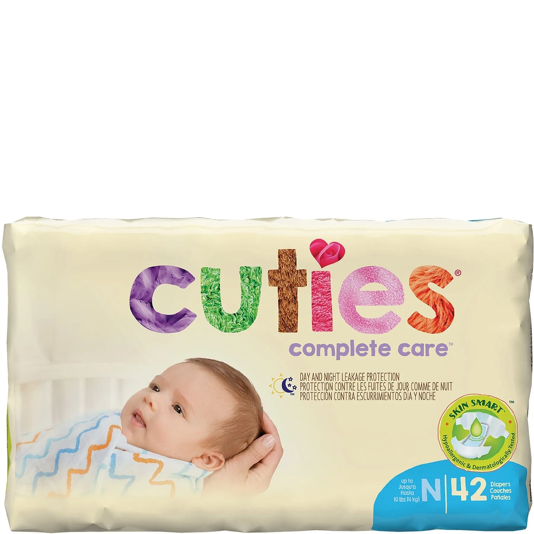 Cuties® Baby Diaper Size Newborn, Up to 10 lb - Replaces: FQCCC00