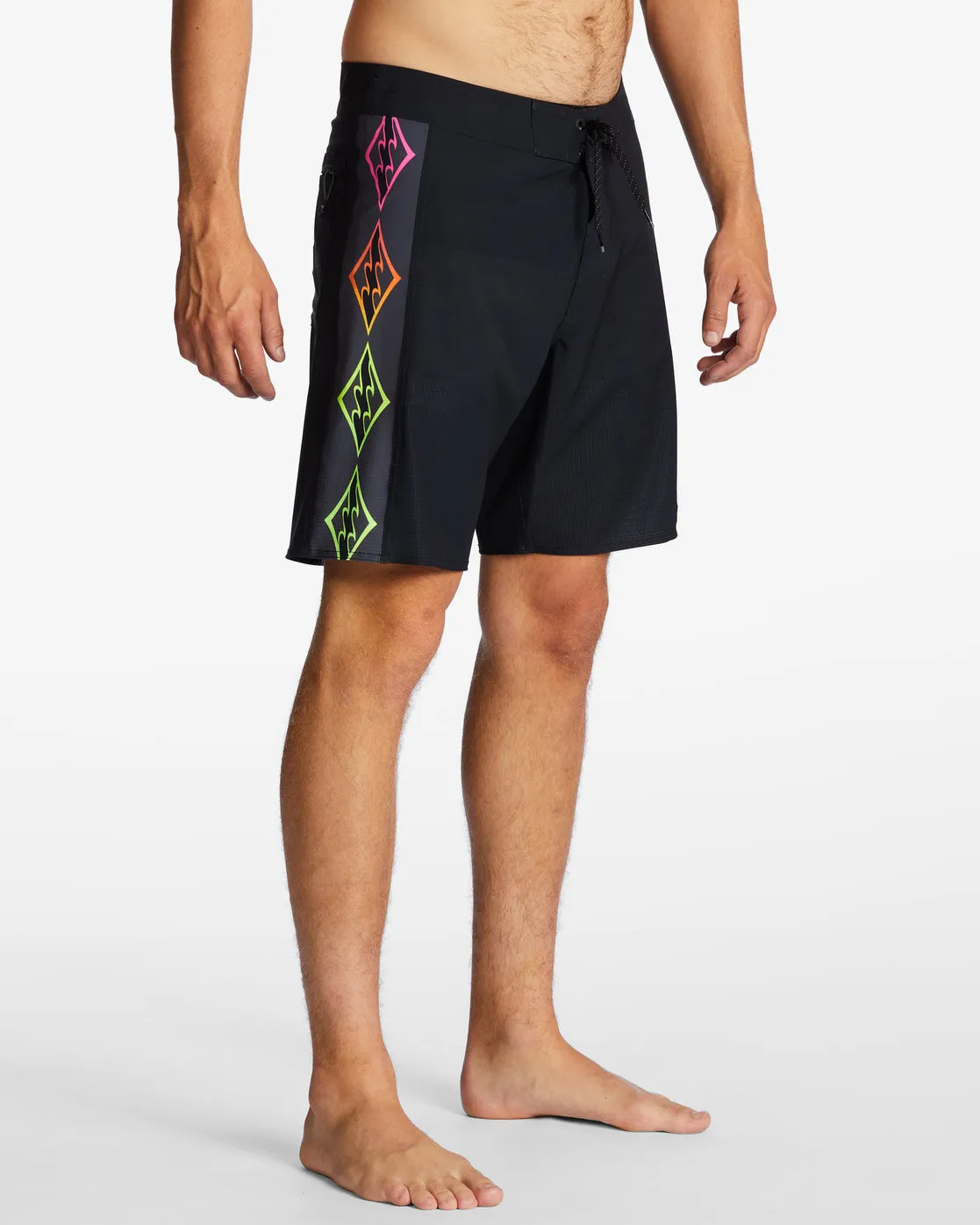 D Bah Airlite Performance 19" Boardshorts - Neon