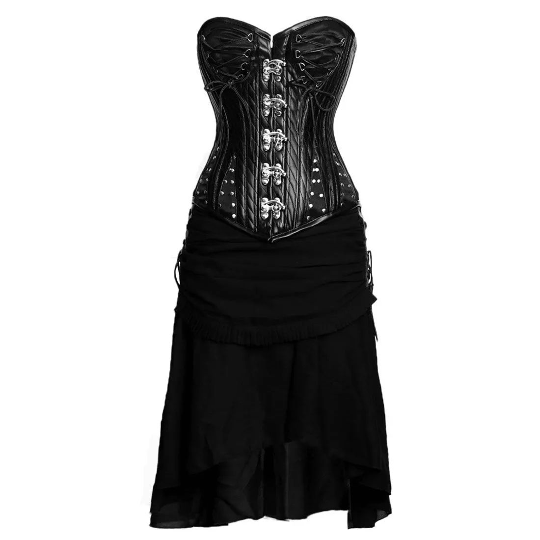 Dark Majesty Corset and Skirt Set