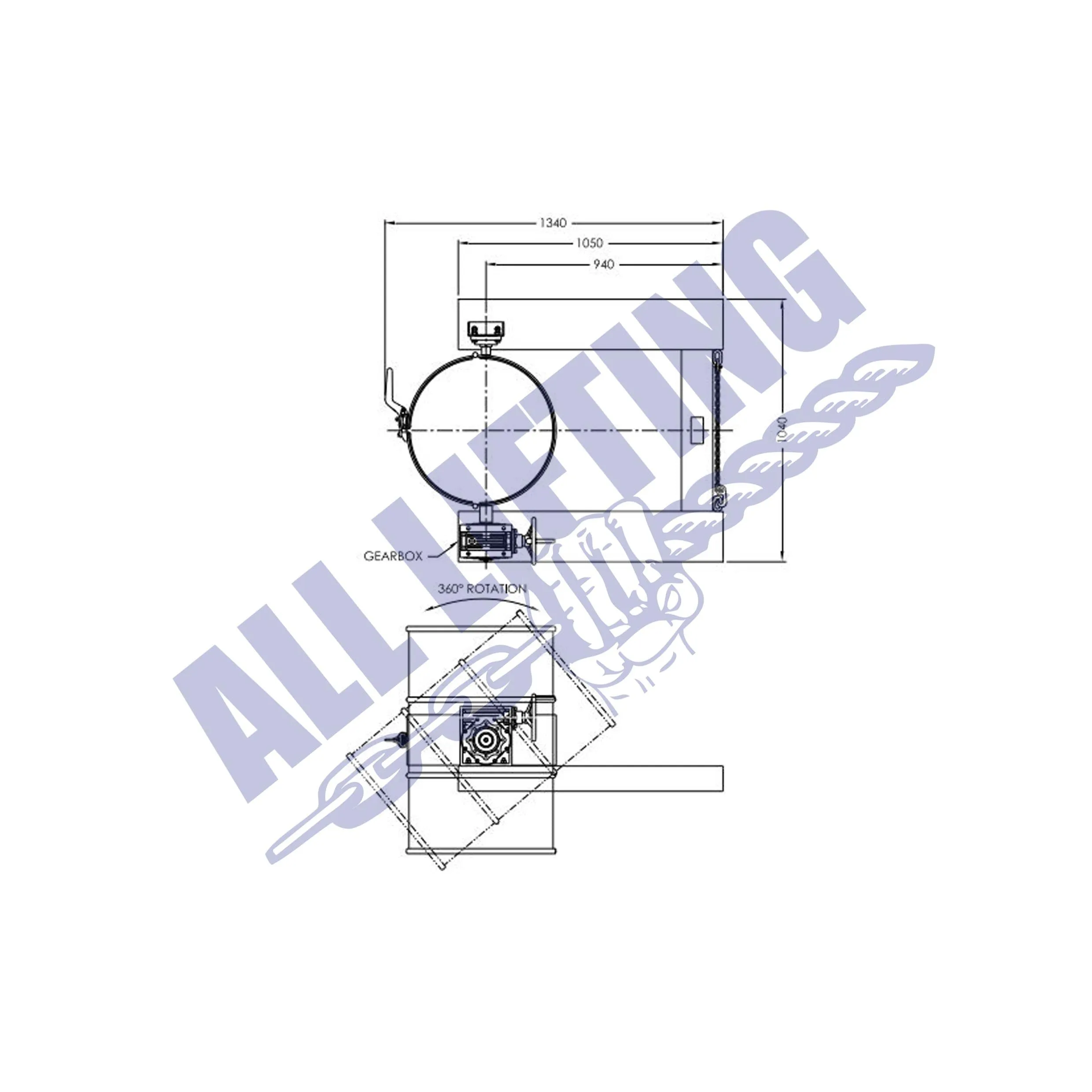 Forklift Drum Rotators