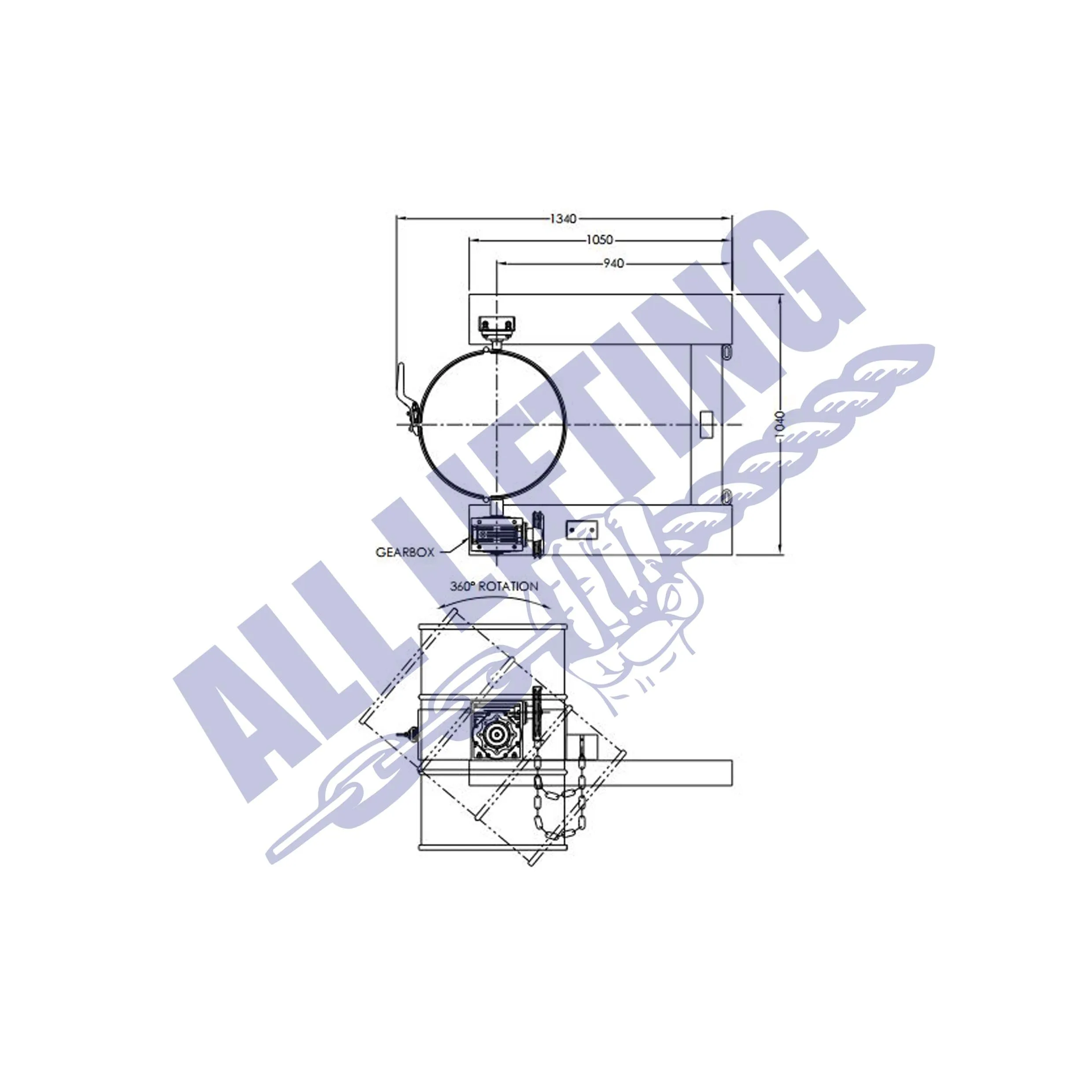 Forklift Drum Rotators