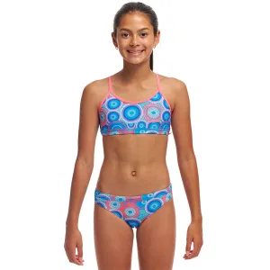 Funkita - Bundjalung Blue - Girls Eco Racerback Two Piece