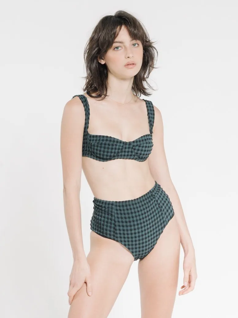 Georgie High Waist Bottom - Pine