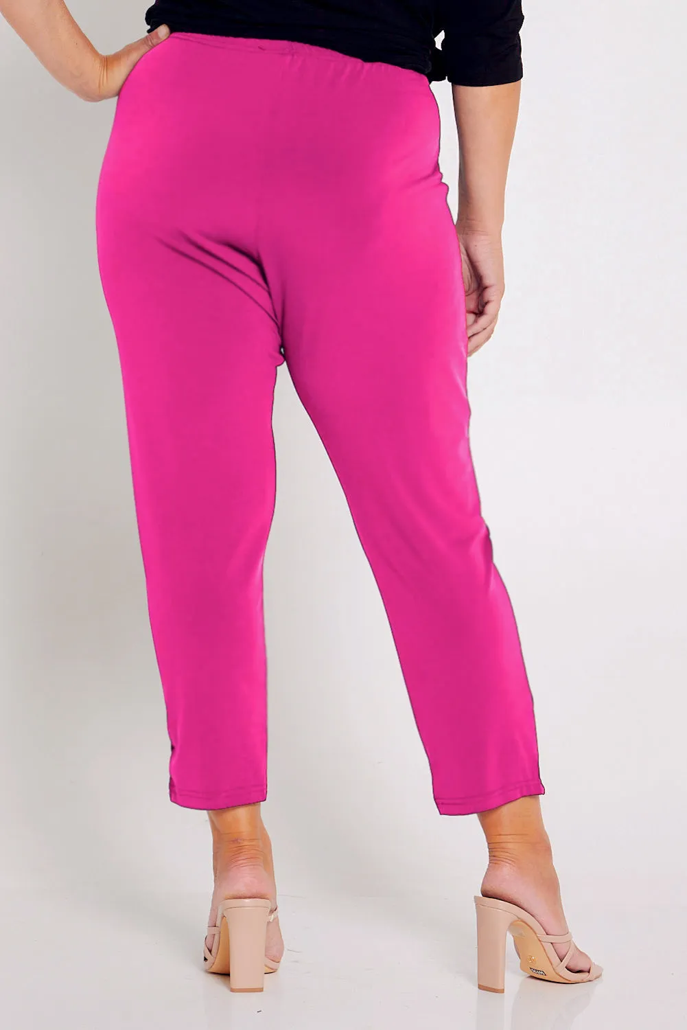 Gianna Pants Petite - Hot Pink