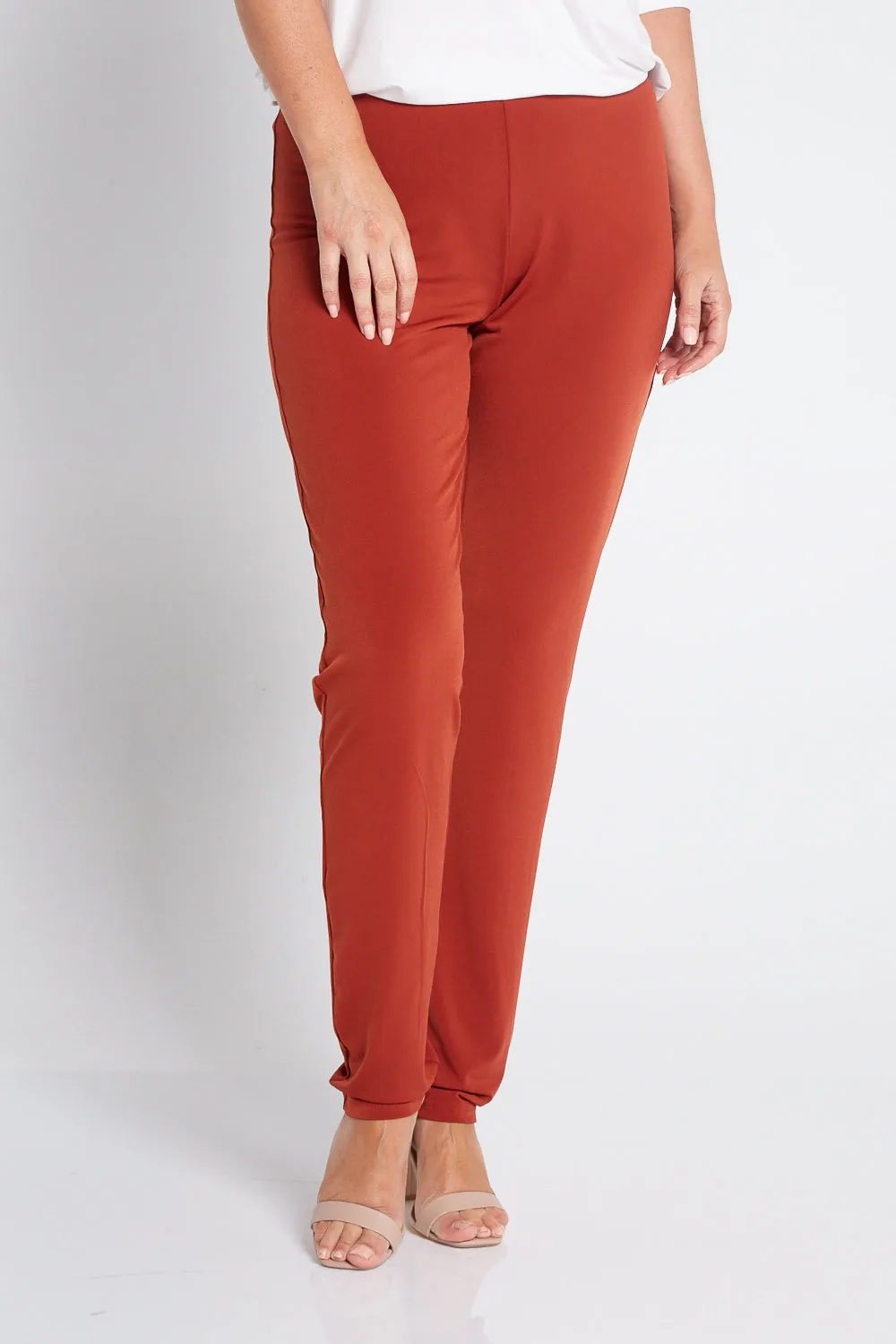 Gianna Pants Tall - Rust