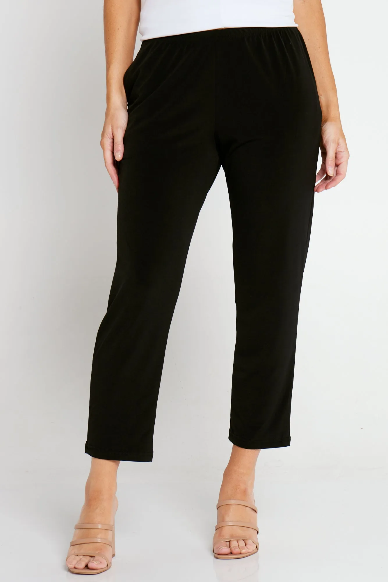 Gianna Pocket Pants Petite - Black