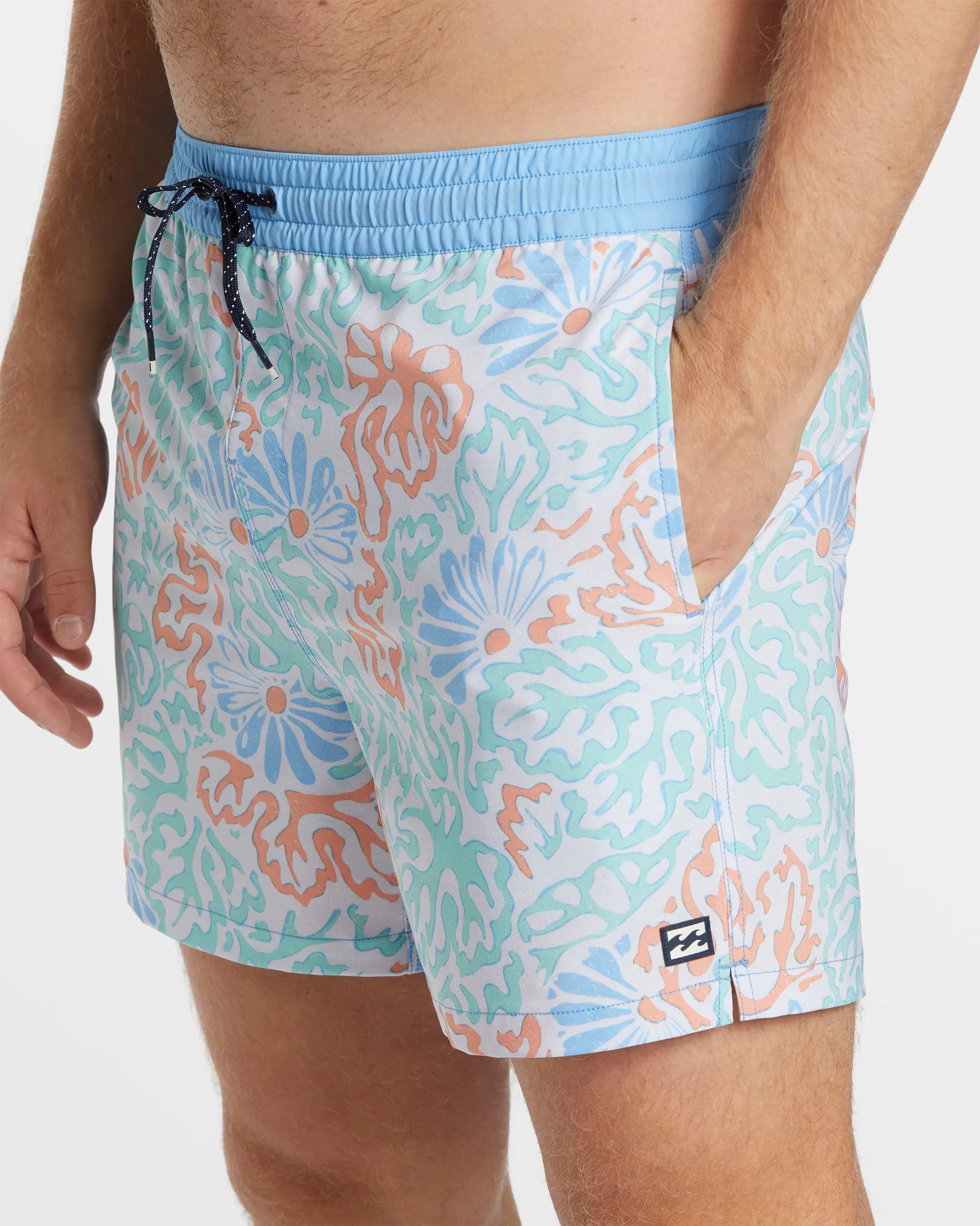 Good Times Layback 16" Swim Trunks - Blue