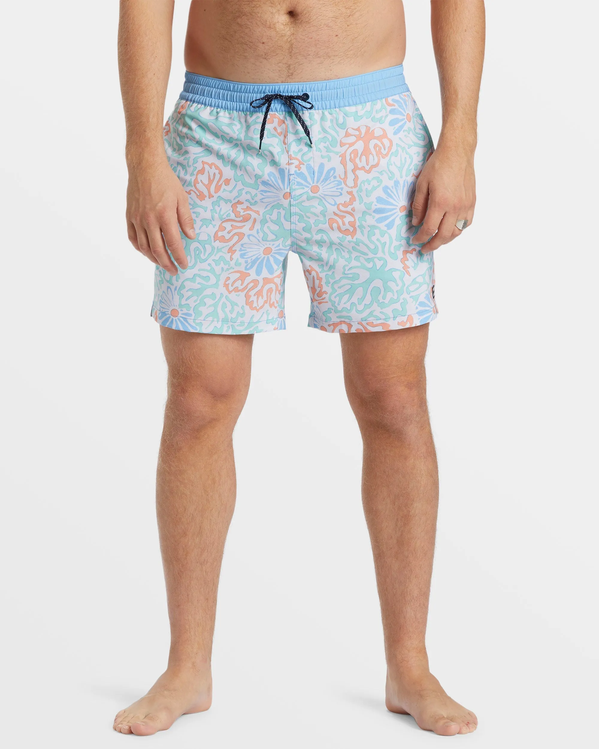 Good Times Layback 16" Swim Trunks - Blue