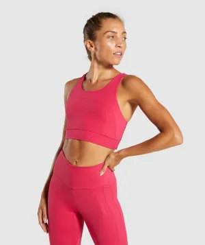 Gymshark Captivate Sports Bra - Fuchsia