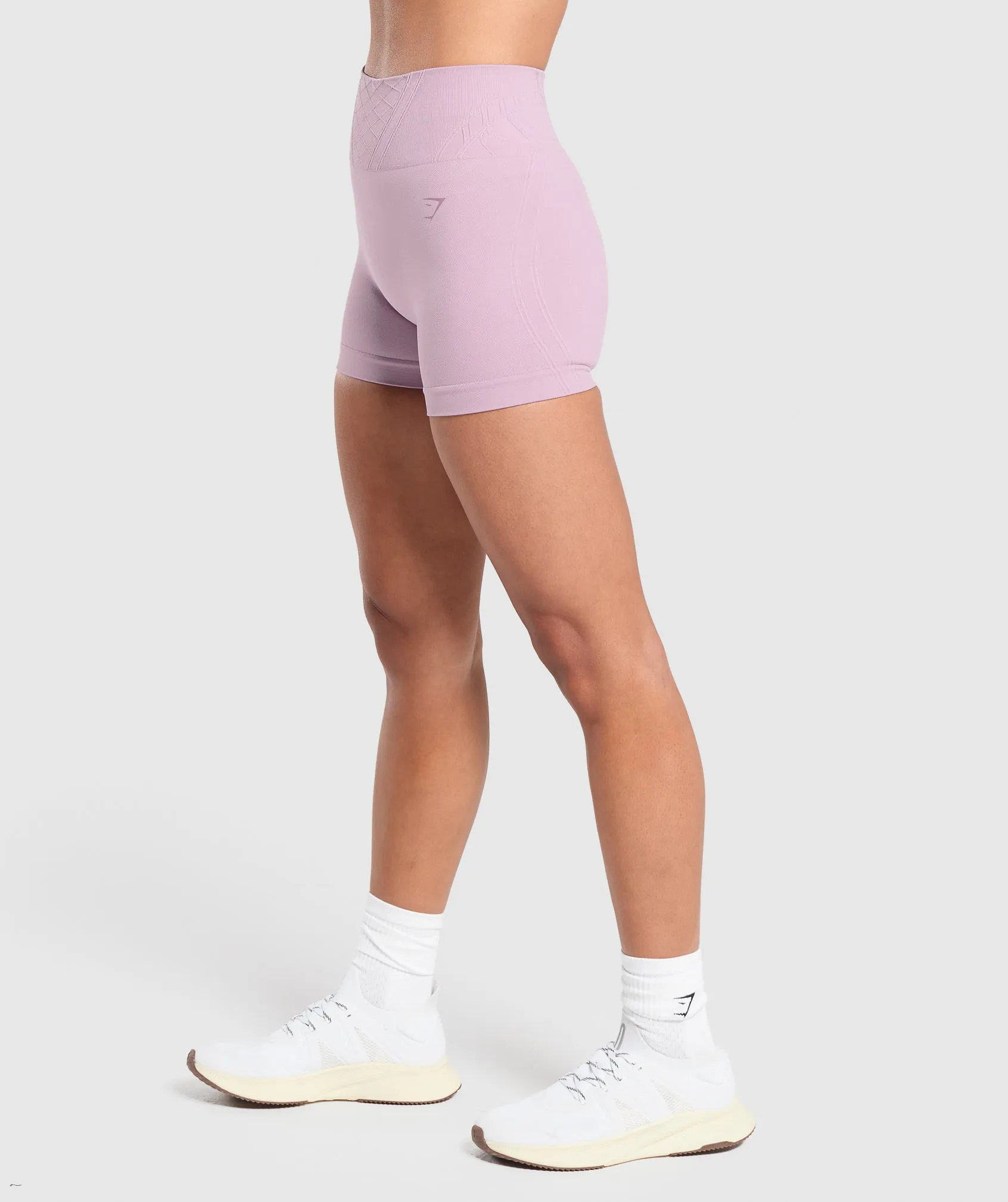 Gymshark Corset Seamless Shorts - Warm Lilac