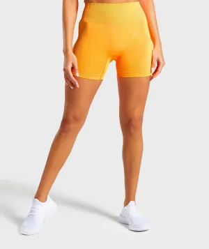 Gymshark Ultra Seamless Shorts - Orange