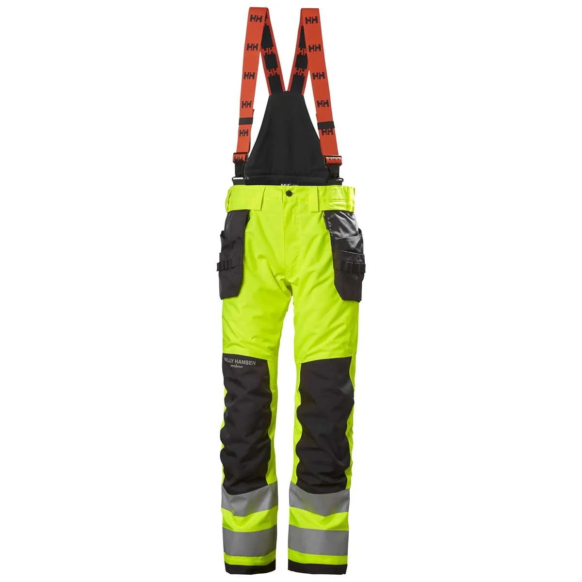 Helly Hansen Alna 2.0 Hi Vis Waterproof Shell Construction Bib Pant Class 2