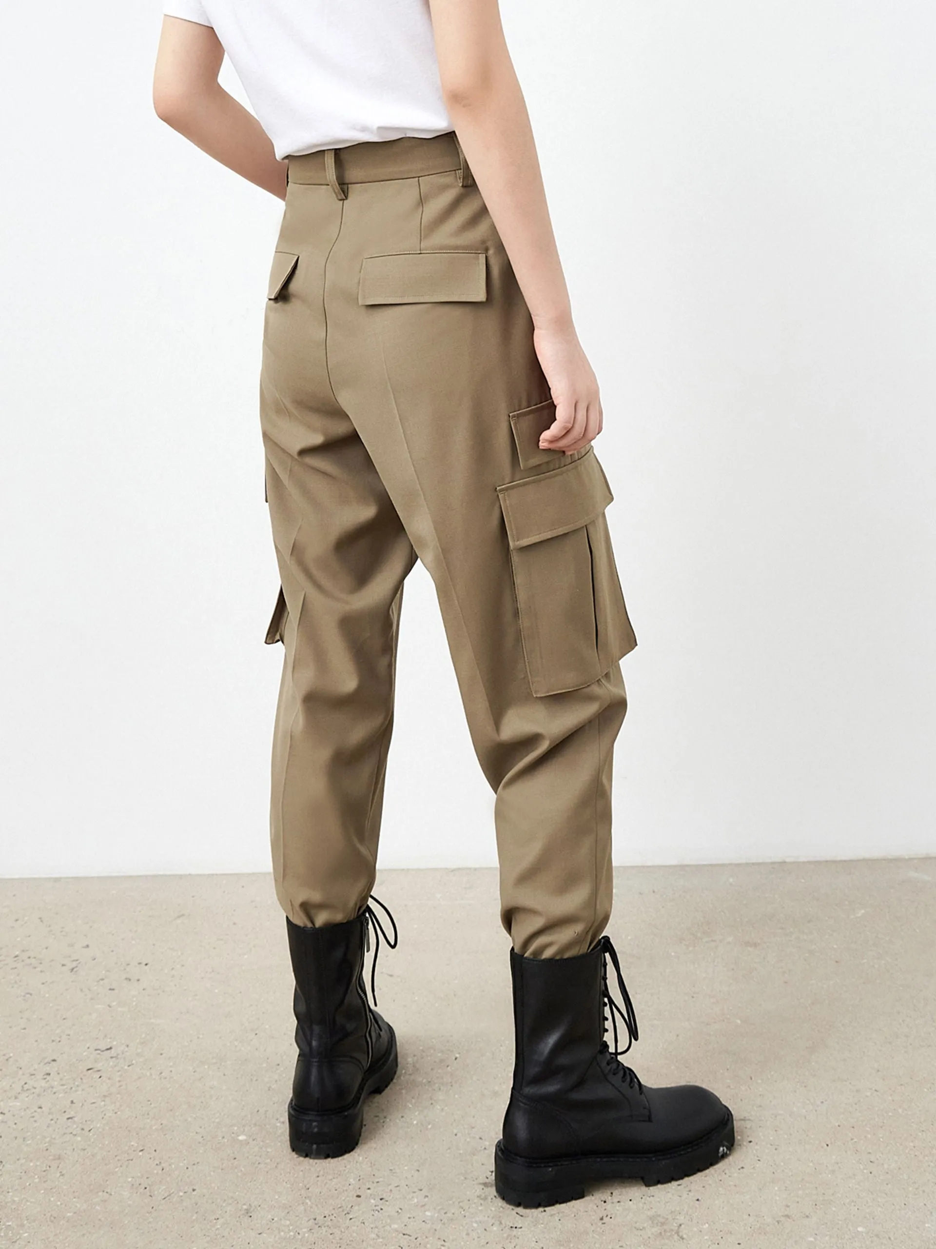 High Waist Cargo Pants