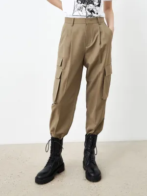 High Waist Cargo Pants