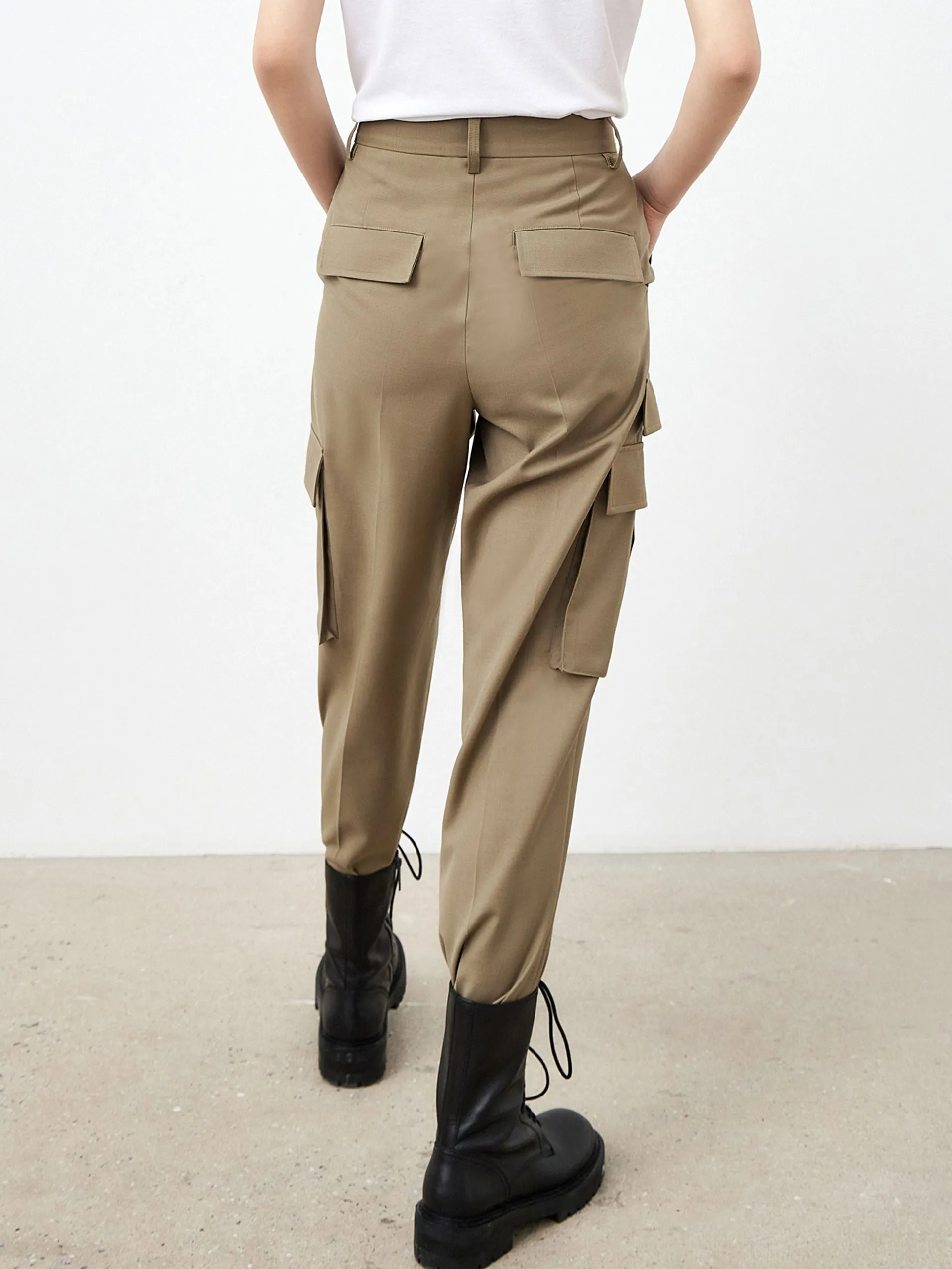 High Waist Cargo Pants