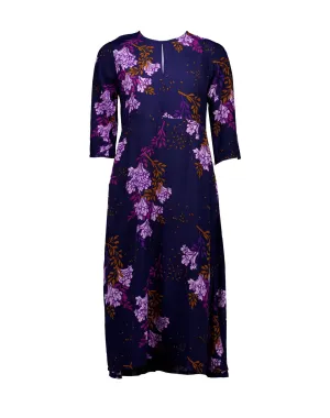 Janis Keyhole Dress, Jacaranda