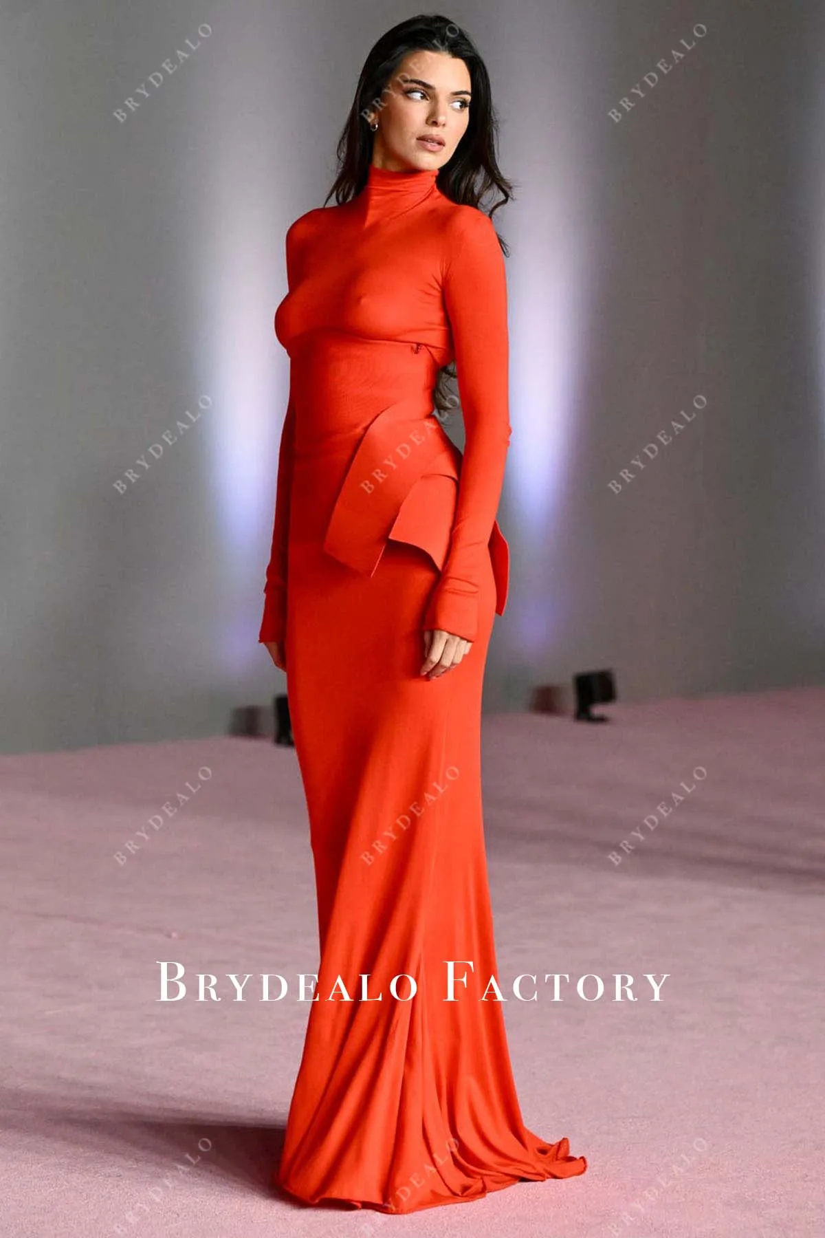 Kendall Jenner Red 3rd annual Academy Museum Gala Dress