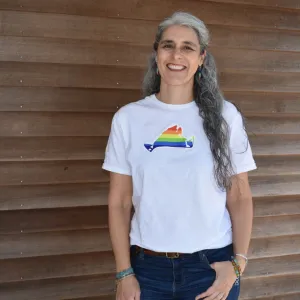 Martha's Vineyard Pride, Rainbow Island Graphic T-Shirt