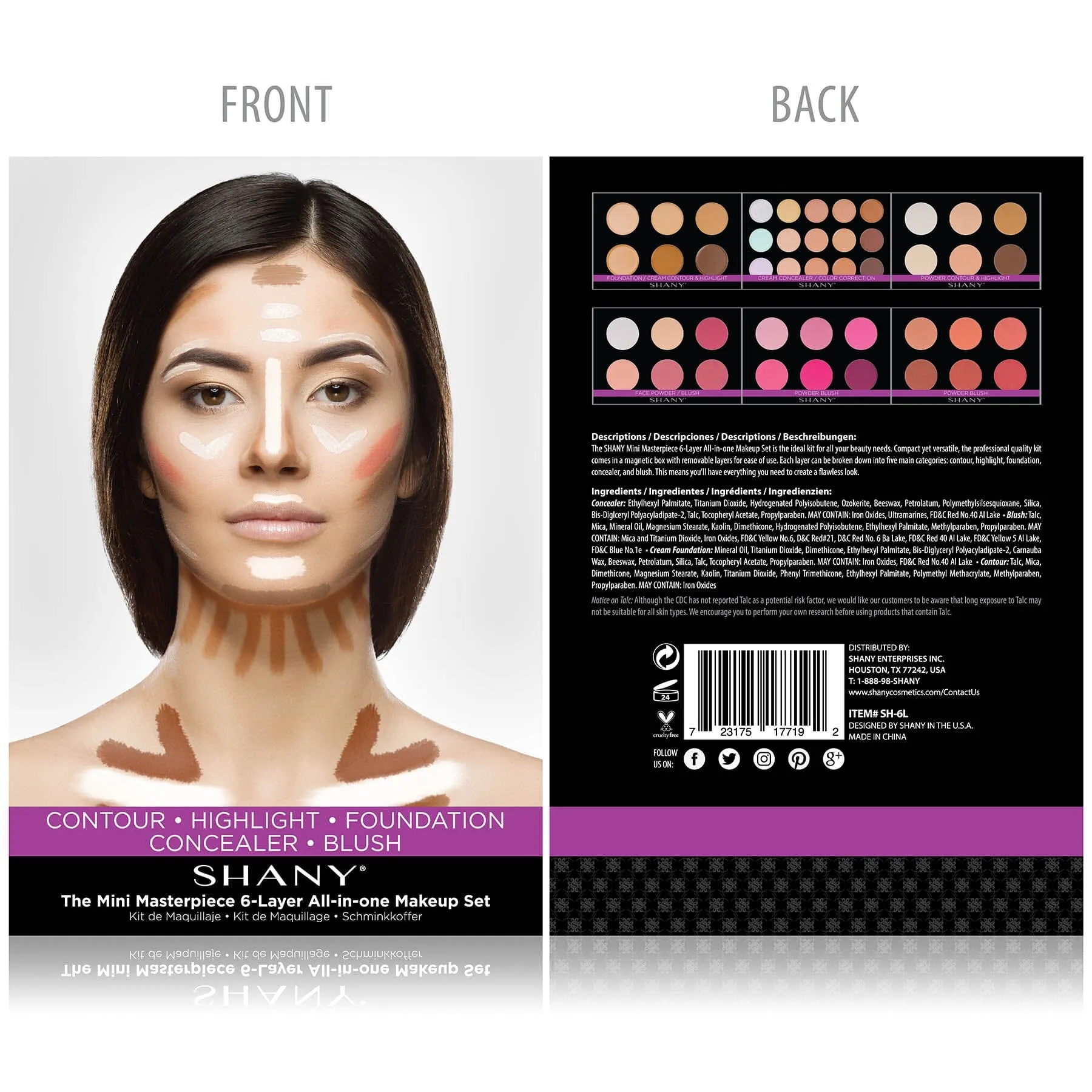 Masterpiece Makeup Kit – Shaping, Highlighting  and Contouring Palettes