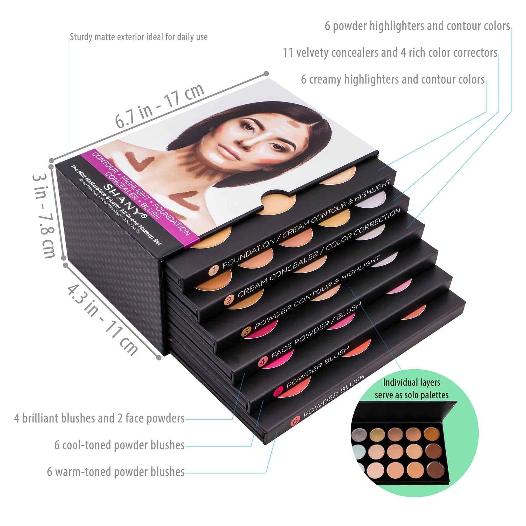 Masterpiece Makeup Kit – Shaping, Highlighting  and Contouring Palettes