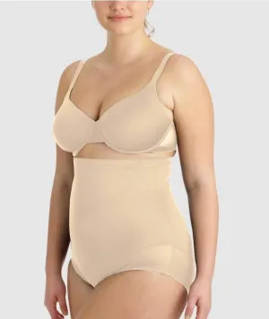 Miraclesuit Adjustable Fit-Plus High Waist Brief - Nude