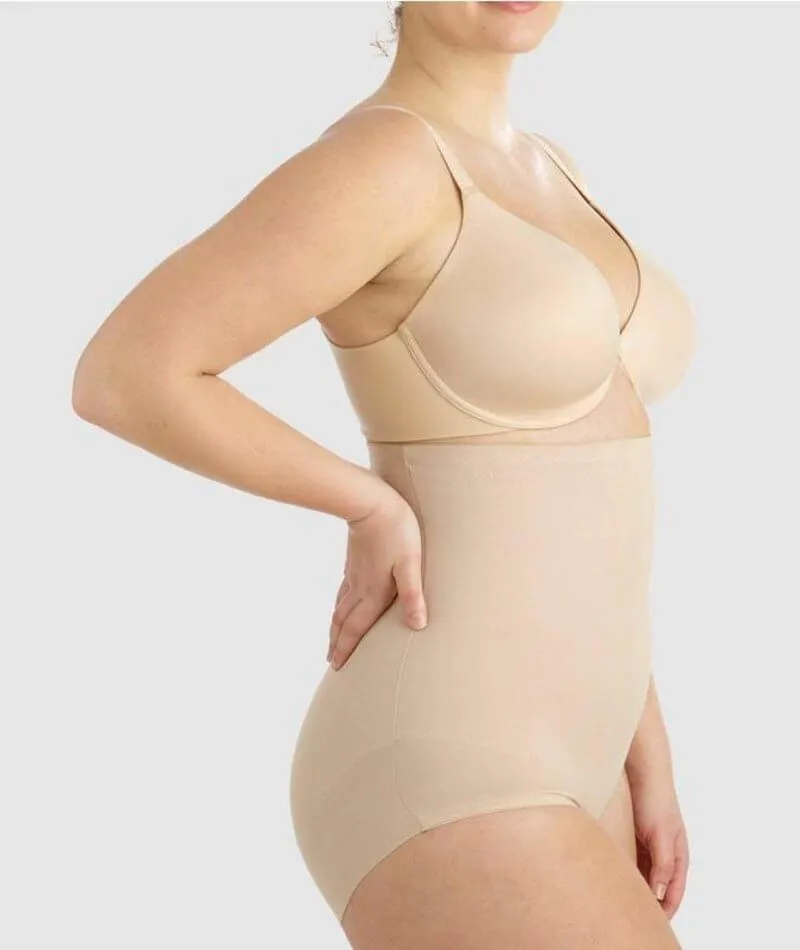 Miraclesuit Adjustable Fit-Plus High Waist Brief - Nude