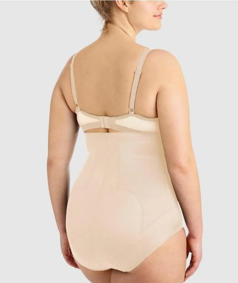 Miraclesuit Adjustable Fit-Plus High Waist Brief - Nude