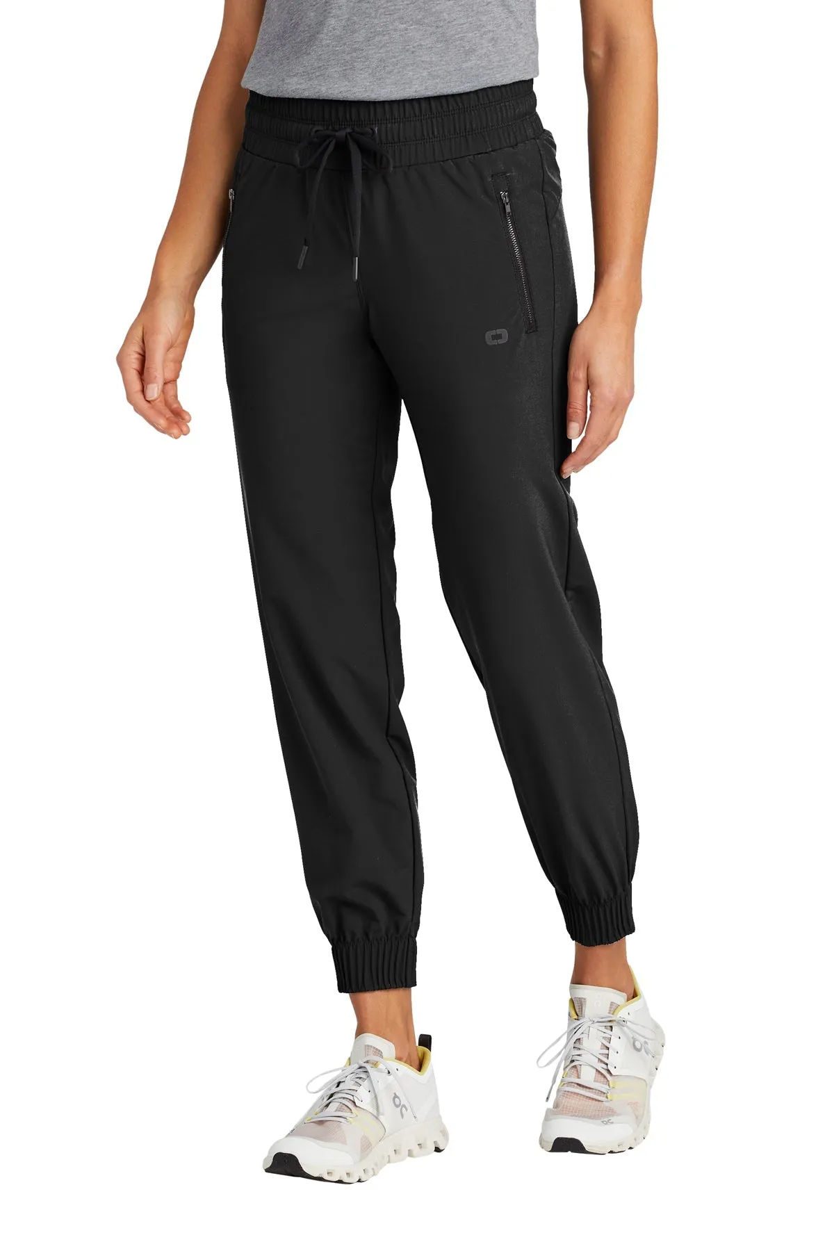 OGIO Ladies Connection Jogger, Blacktop [ME Elecmetal]