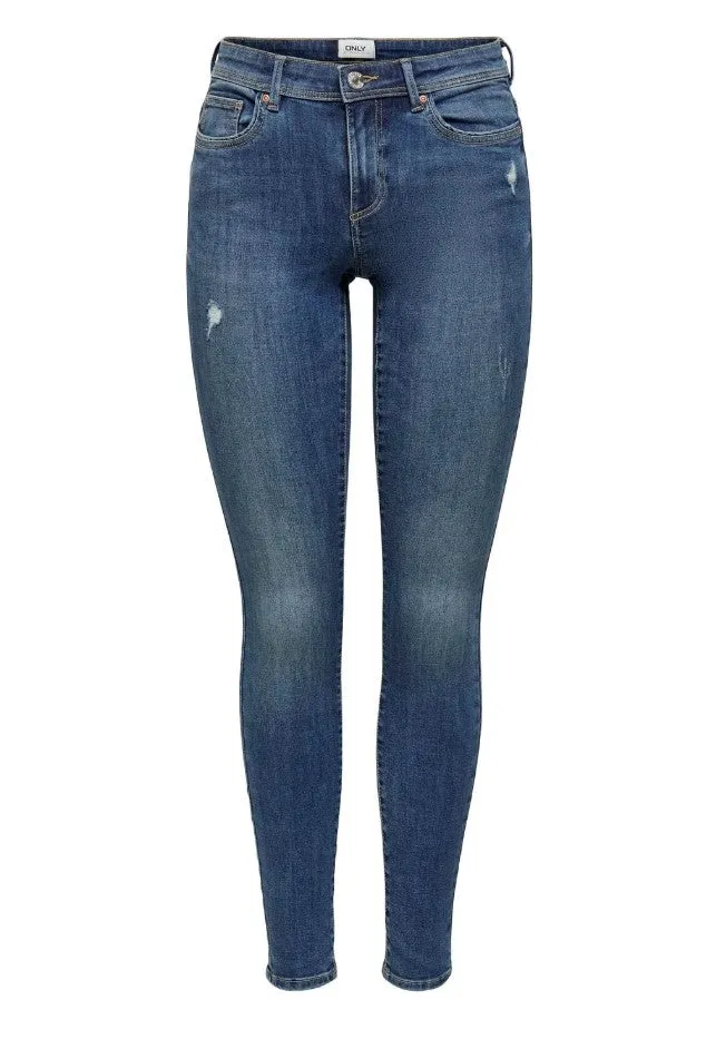 ONLWAUW Mid waist Skinny Fit Jeans