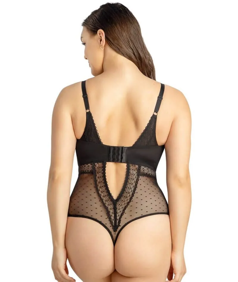 Parfait Mia Dot Bodysuit - Black