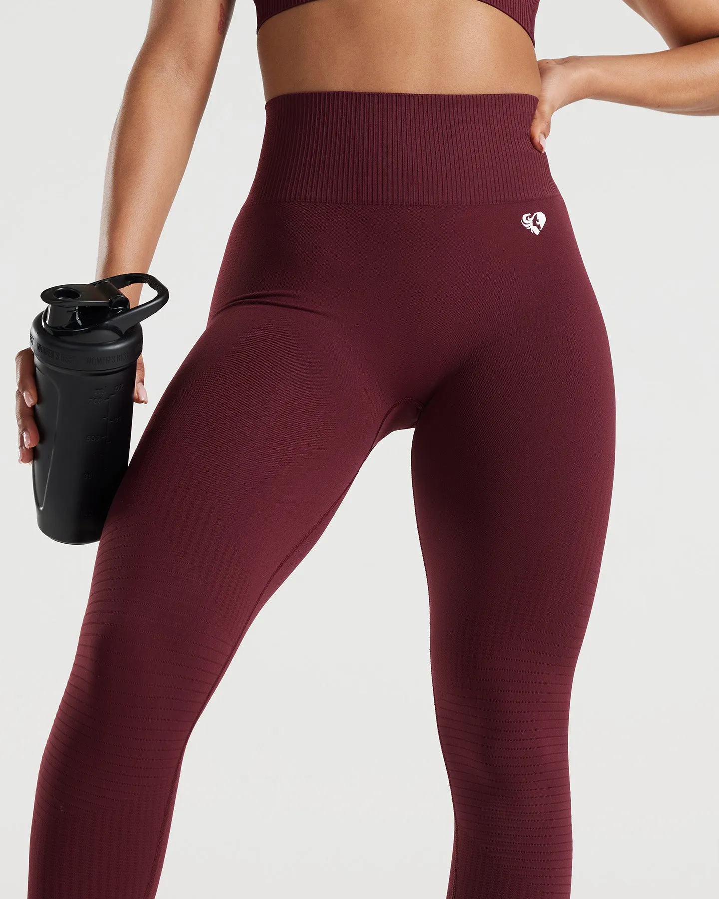 Power Seamless 7/8 Leggings | Dark Cherry