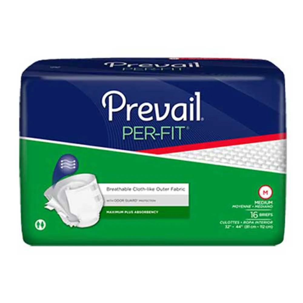 Prevail PF-014/1 Per-Fit Adult Briefs, Pack of 15