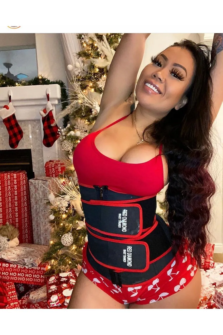 RED DIAMOND ADJUSTABLE WAIST TRAINER