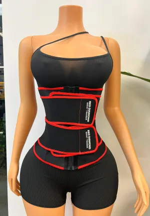 RED DIAMOND ADJUSTABLE WAIST TRAINER