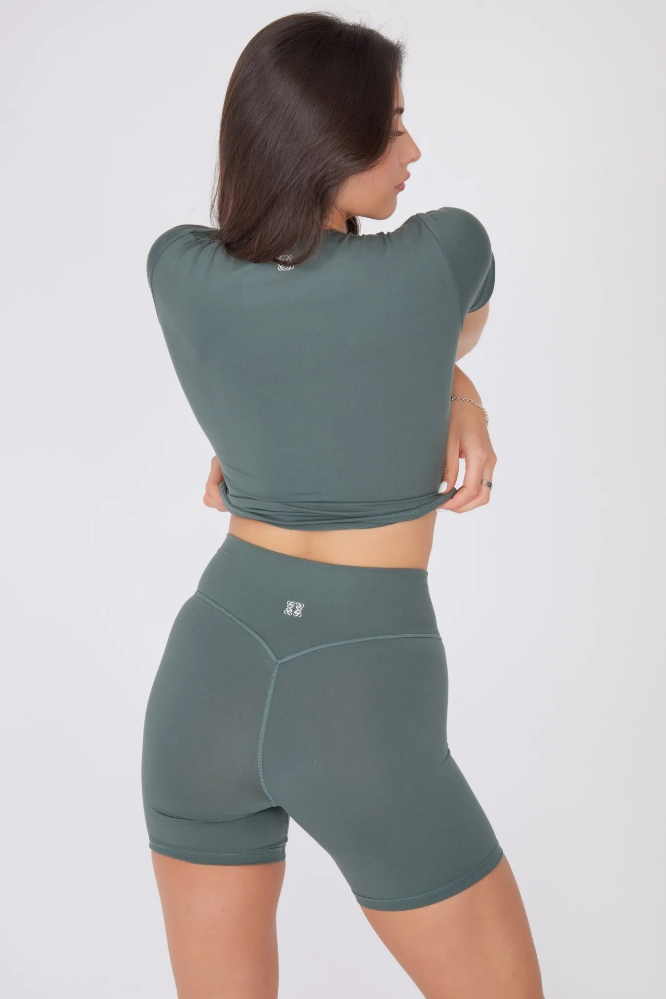 ReForm Wrap Waist Short - Aloe Green