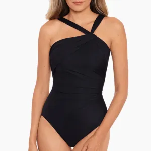 Rock Solid Europa Underwire One Piece Swimsuit 6537021 - Black