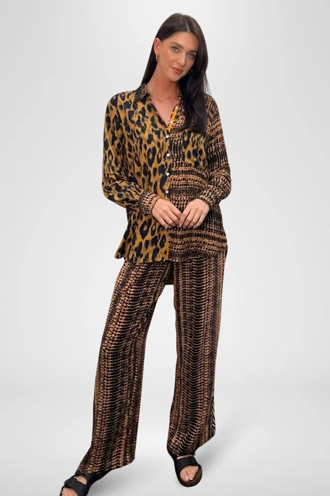 Safari Dream Wide Leg Pants by Pixi Carnival