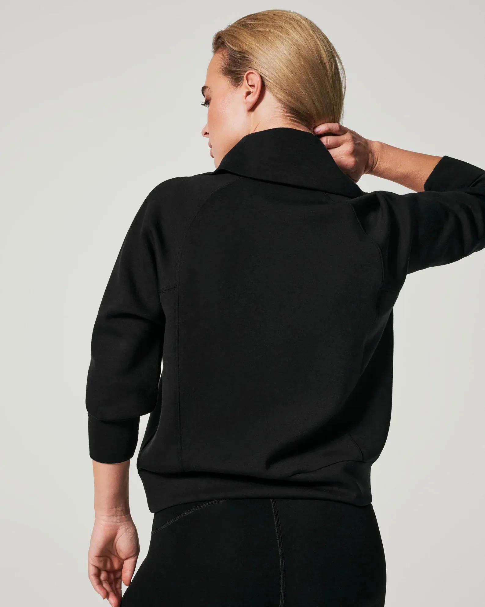 Spanx Airessentials Half Zip | Black